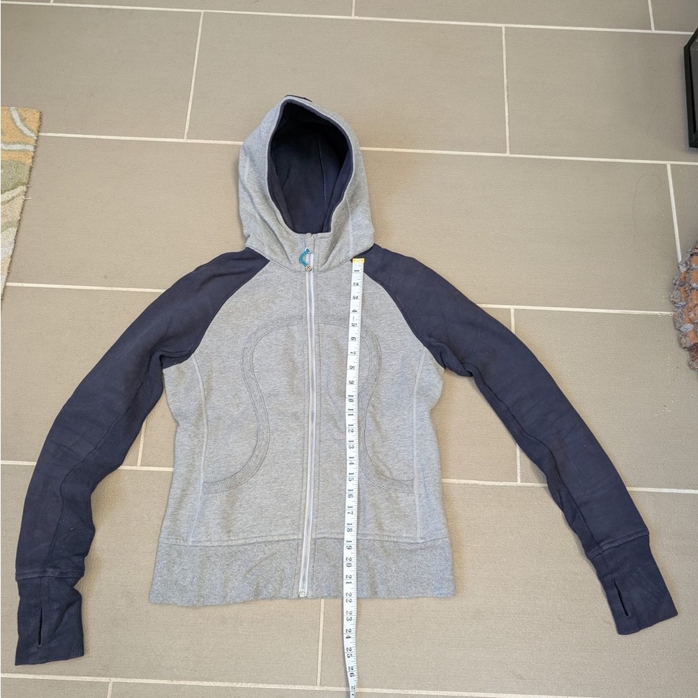 Gray and Navy Scuba Hoodie